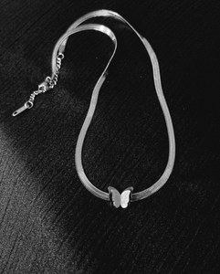 Butterfly Silver Necklace