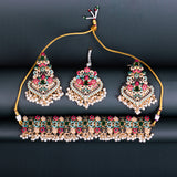 Encrusted Naurattan Necklace Set