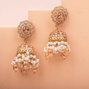 Naurattan Jhumka Earring