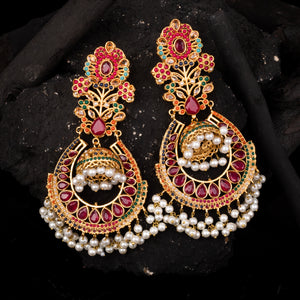 Naurattan Exquisite Jhumka Earring