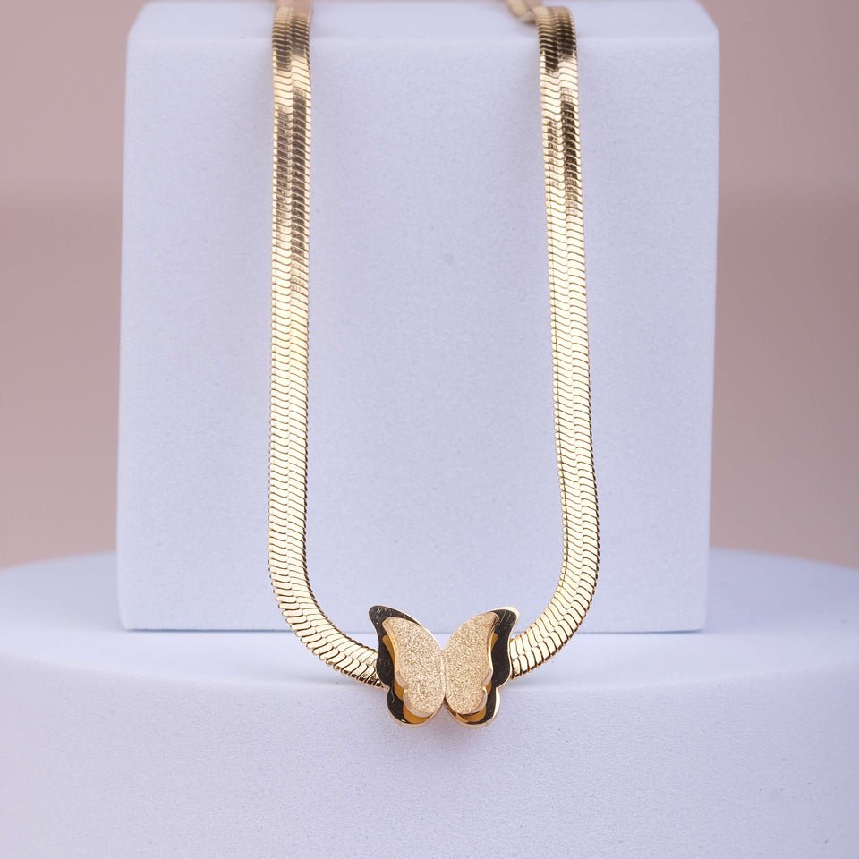 Butterfly Golden Necklace